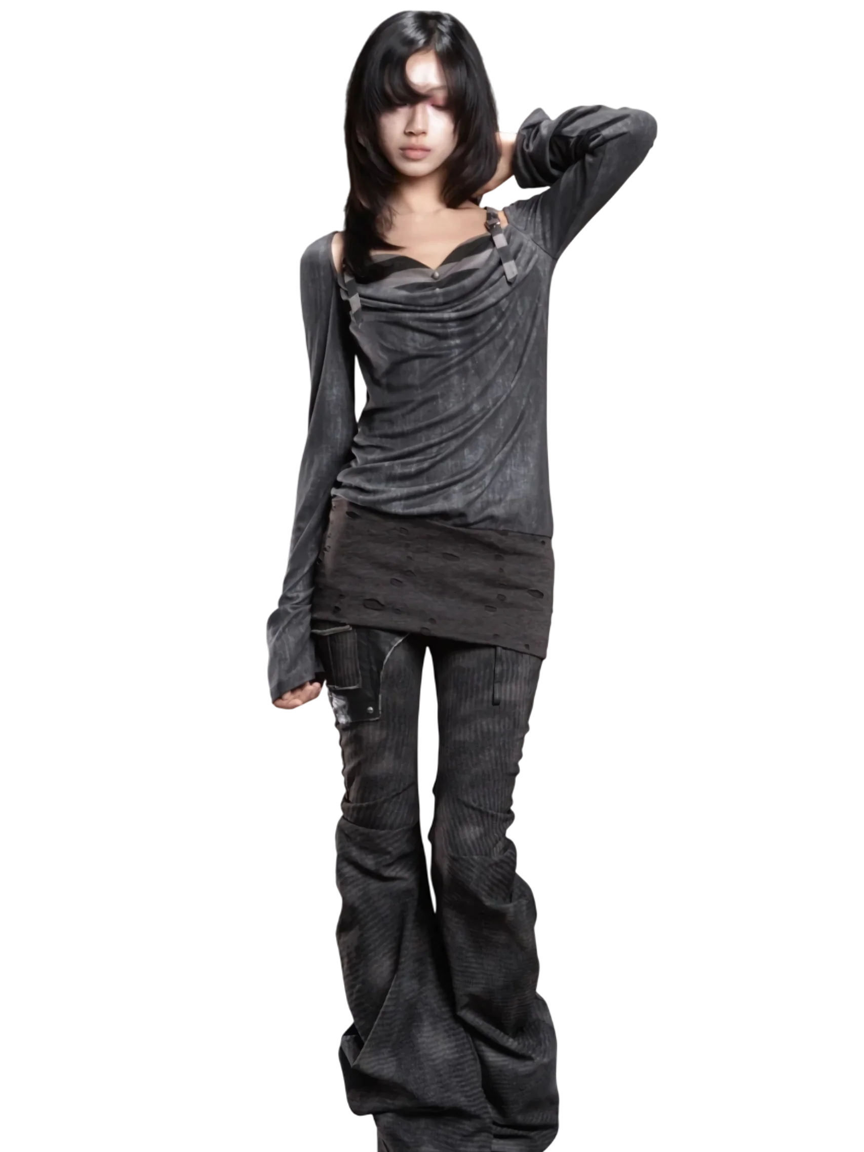 'Nightfall' Two-Piece Long Sleeve Tee - Image 2