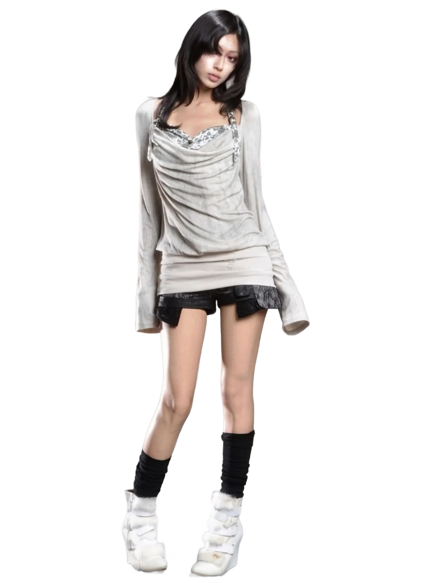 'Nightfall' Two-Piece Long Sleeve Tee - Image 5