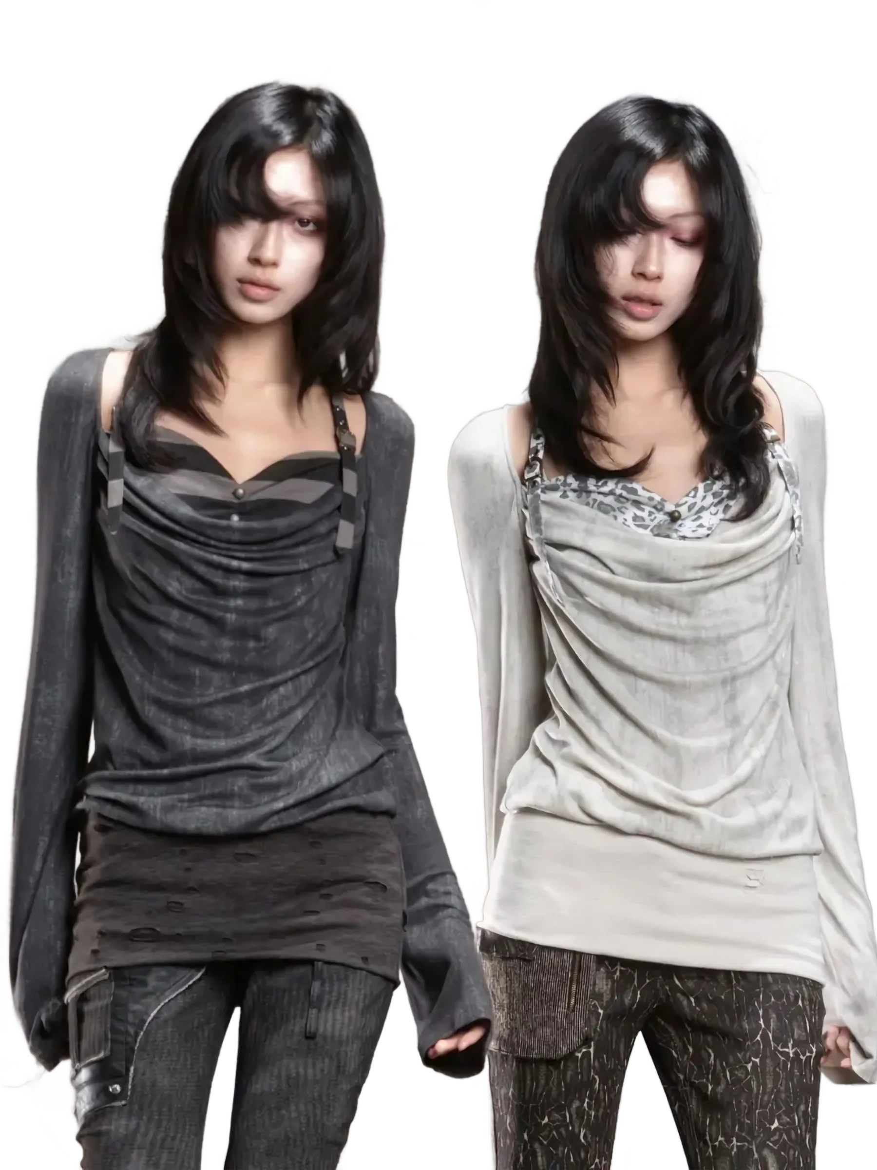 'Nightfall' Two-Piece Long Sleeve Tee - Image 6