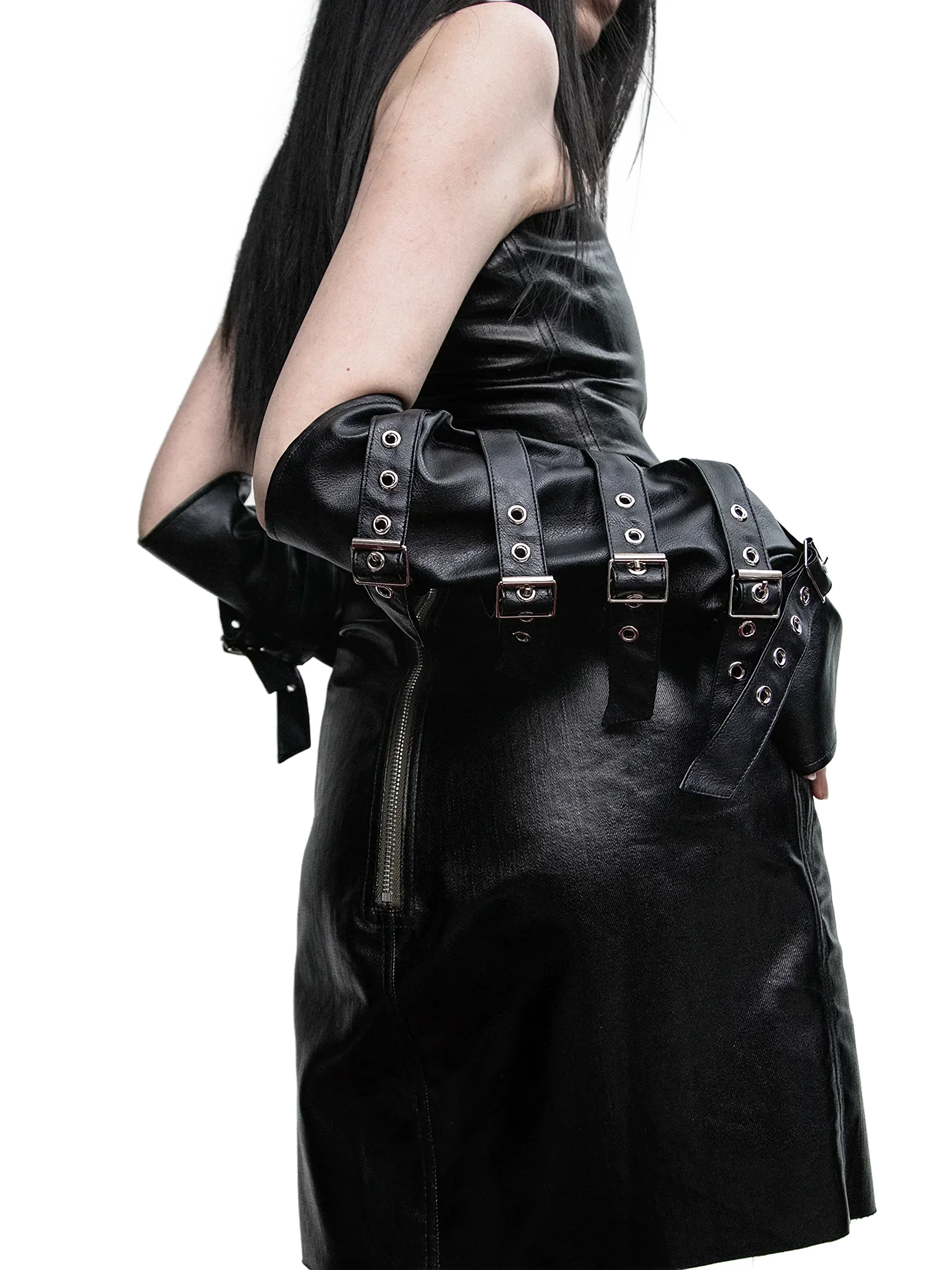 'Nocturne' Buckle Strap Bracers - Image 6