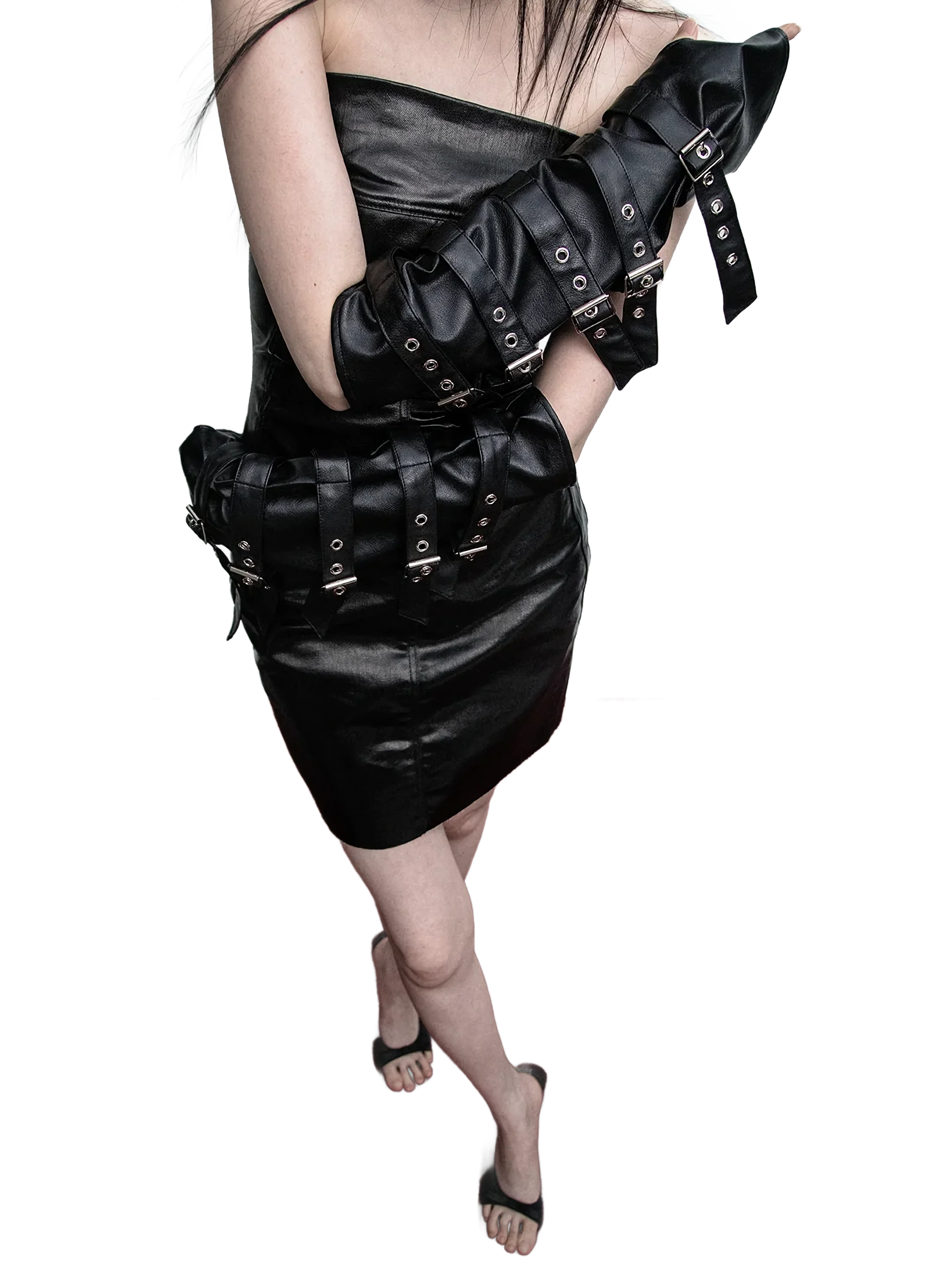 'Nocturne' Buckle Strap Bracers - Image 7