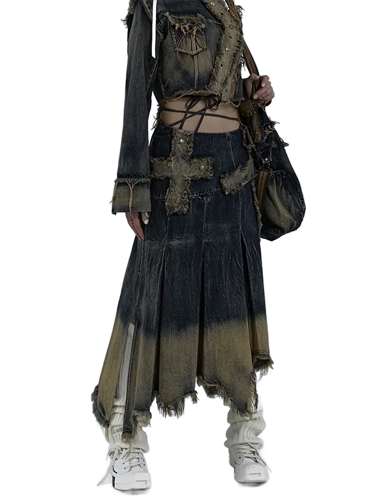 'Peasant' Rebellion Midi Skirt - Image 4