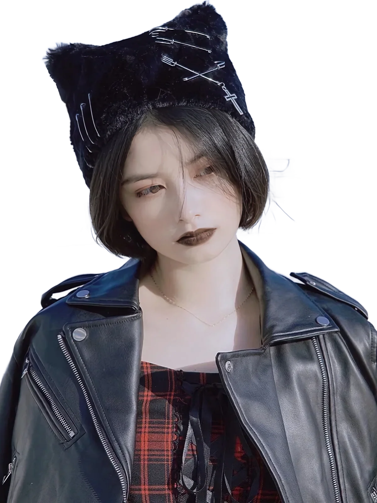 Plush Cat Ear Ushanka Hat - Image 2
