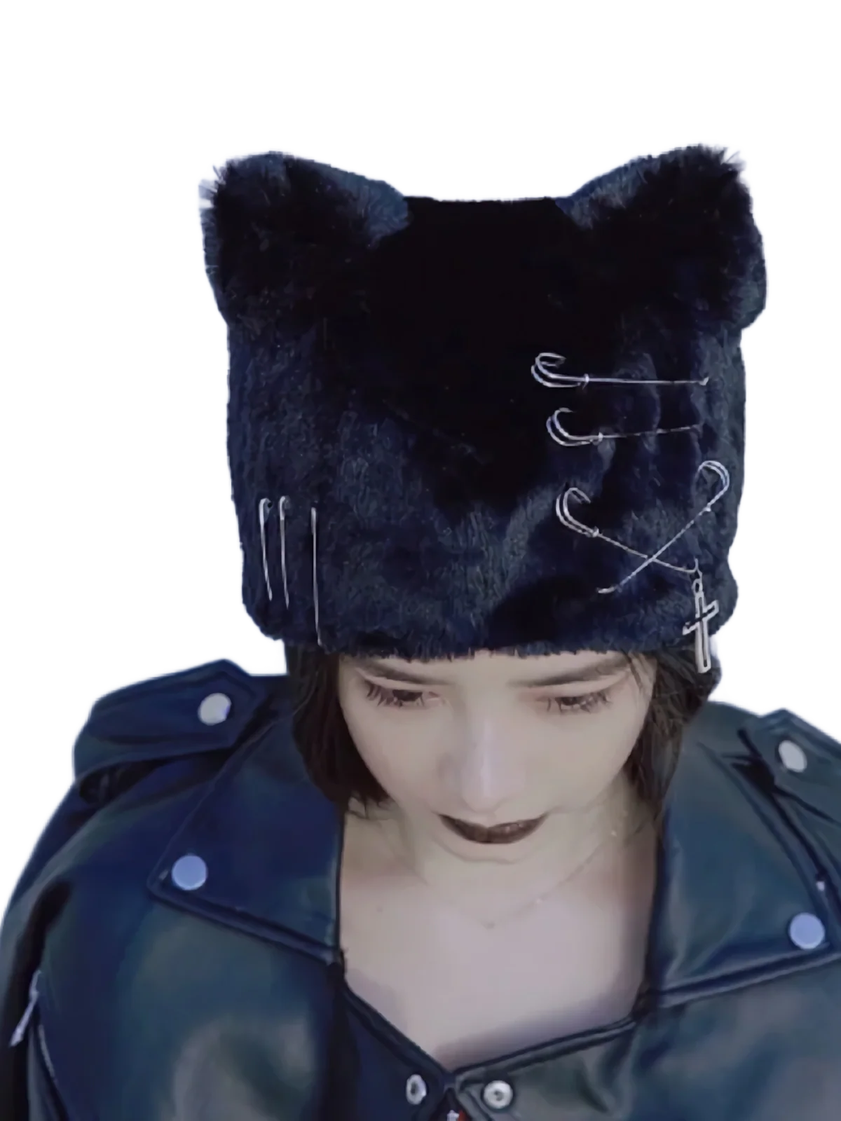 Plush Cat Ear Ushanka Hat - Image 4