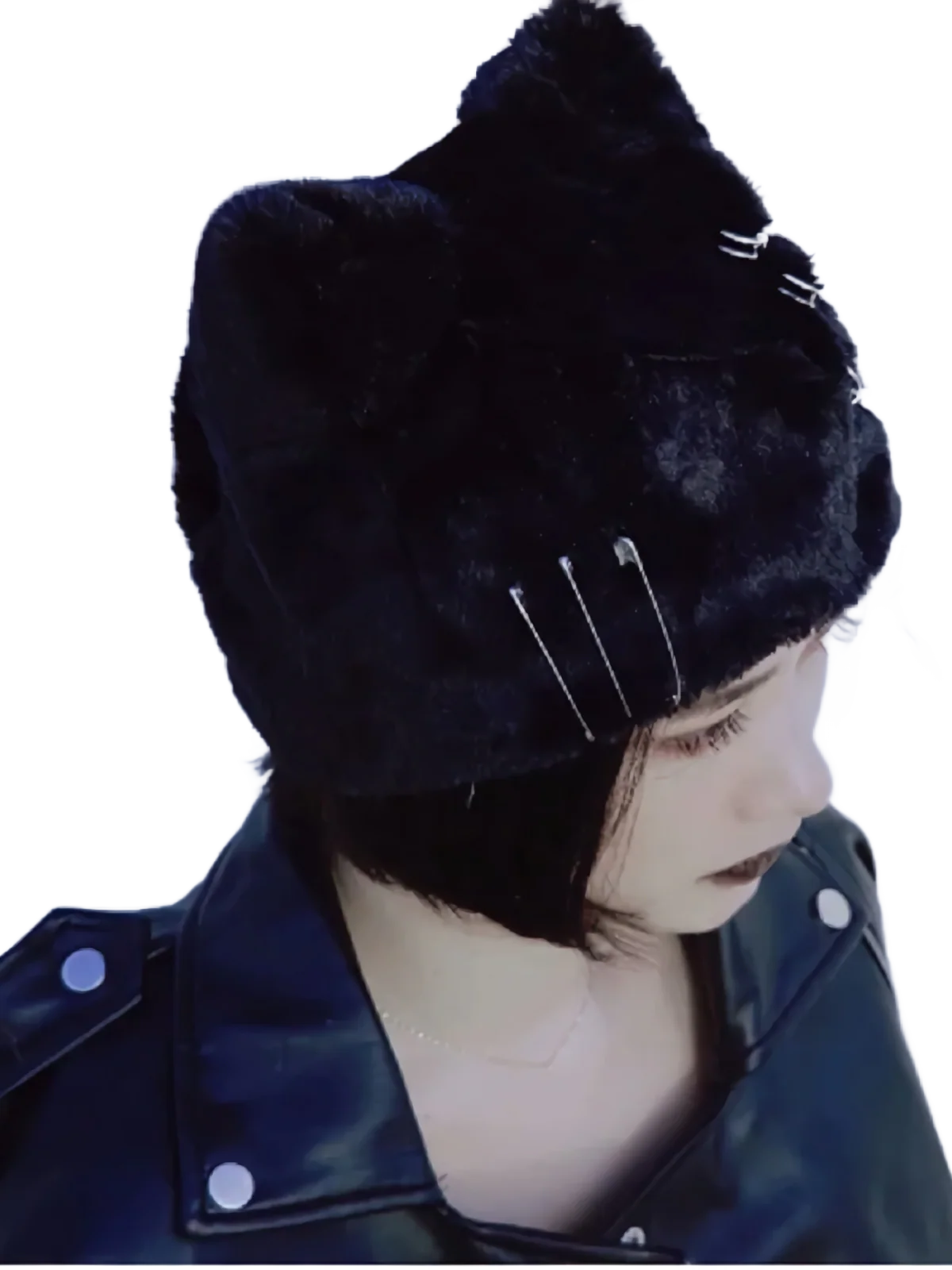 Plush Cat Ear Ushanka Hat - Image 5