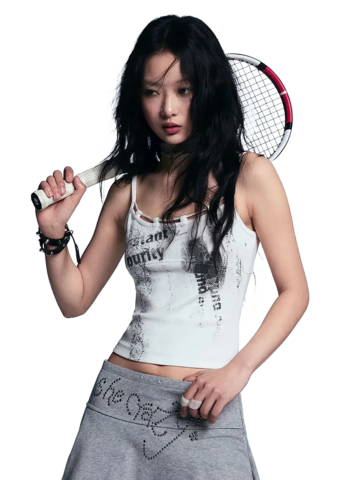 'Purity' Graffiti Print Camisole Top - Image 2