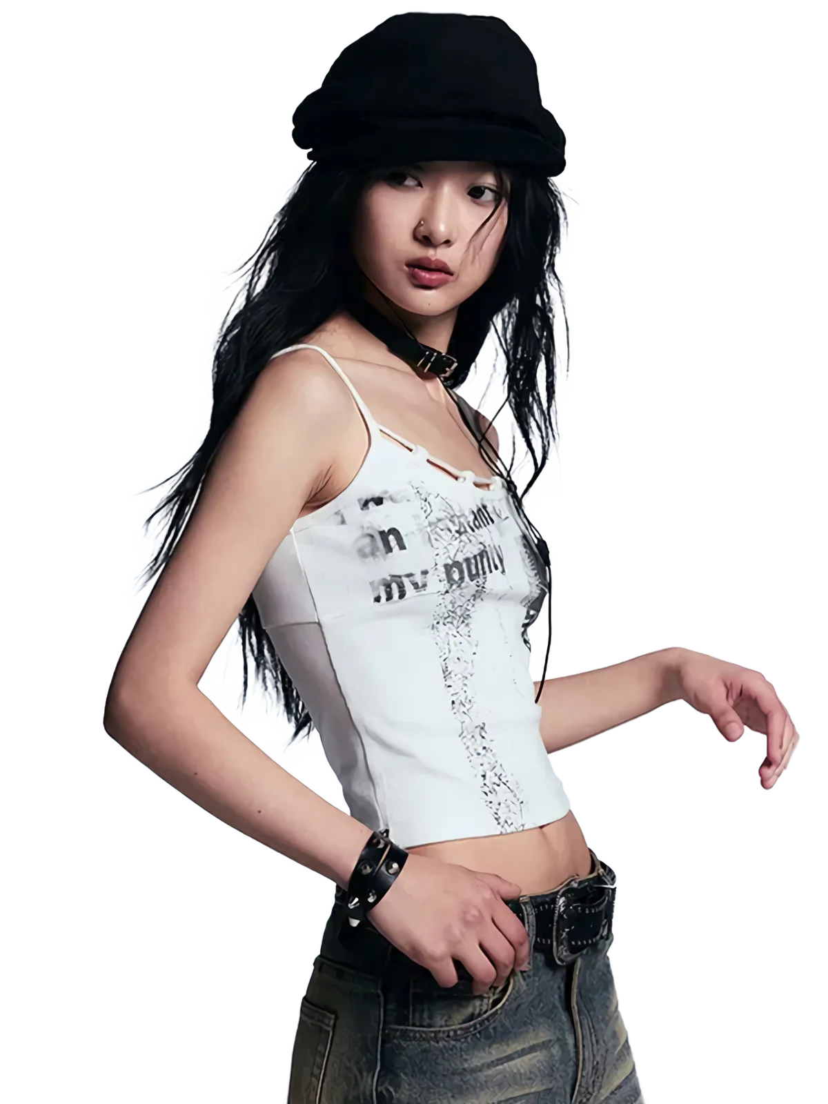 'Purity' Graffiti Print Camisole Top - Image 3