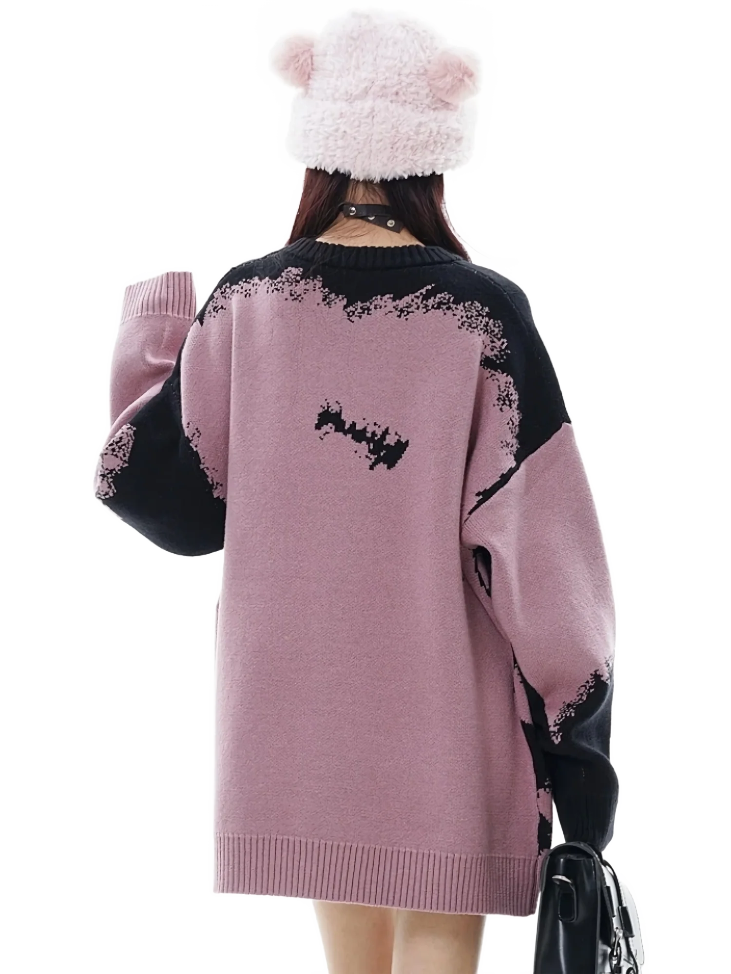 'Relax' Oversized Knit Sweater - Image 9