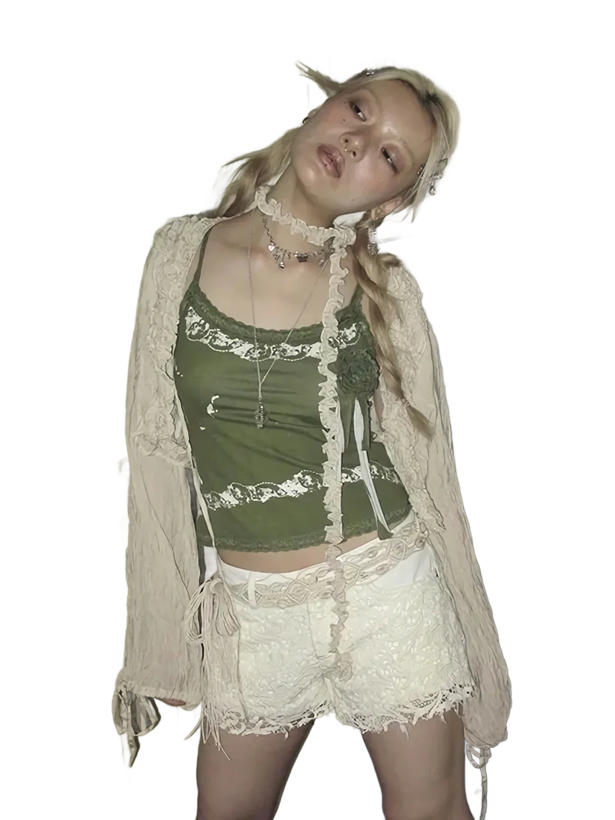 Ruffled Lace Cover Up - Image 5