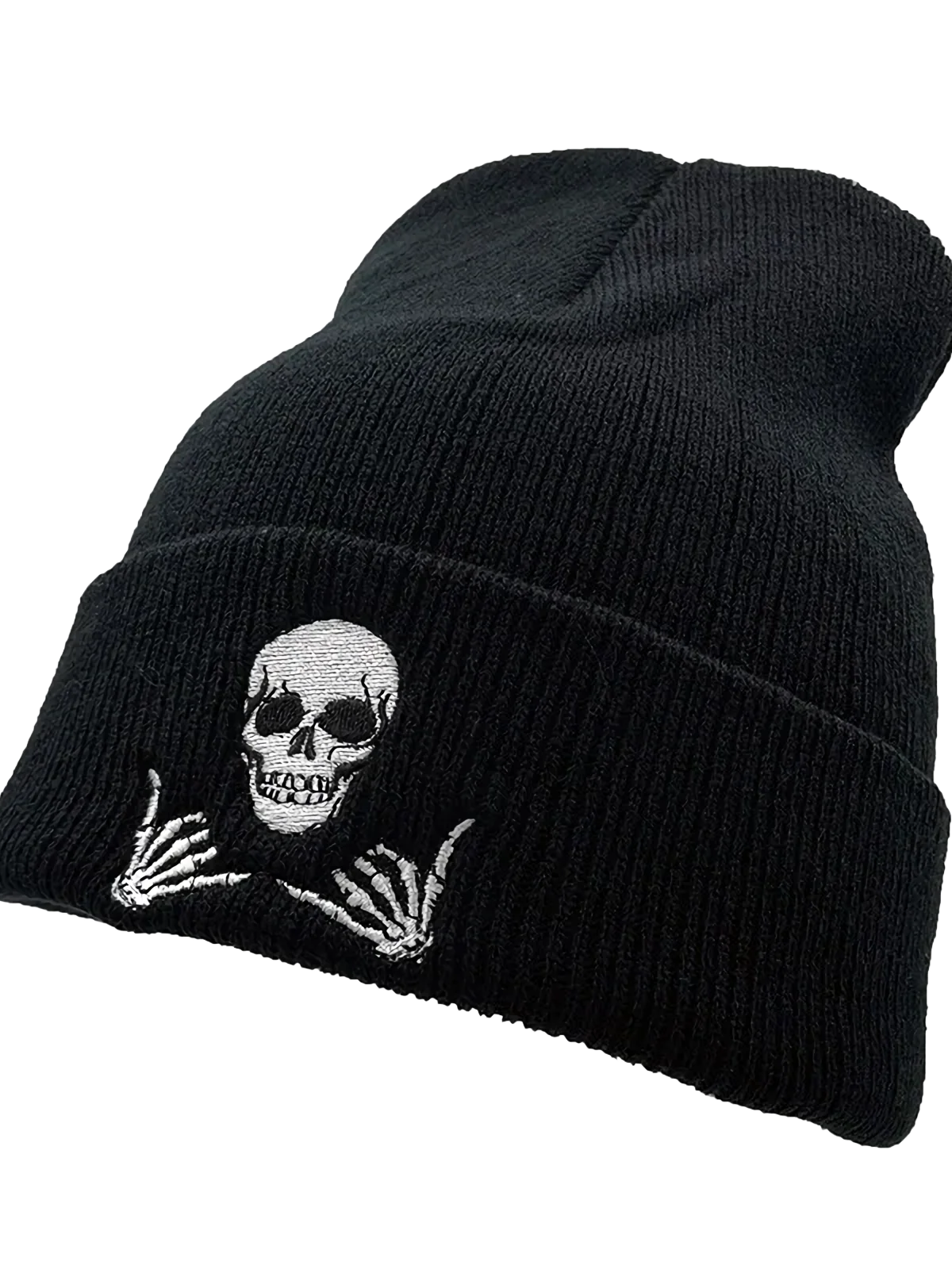 Skull Shaka Knit Beanie - Image 2