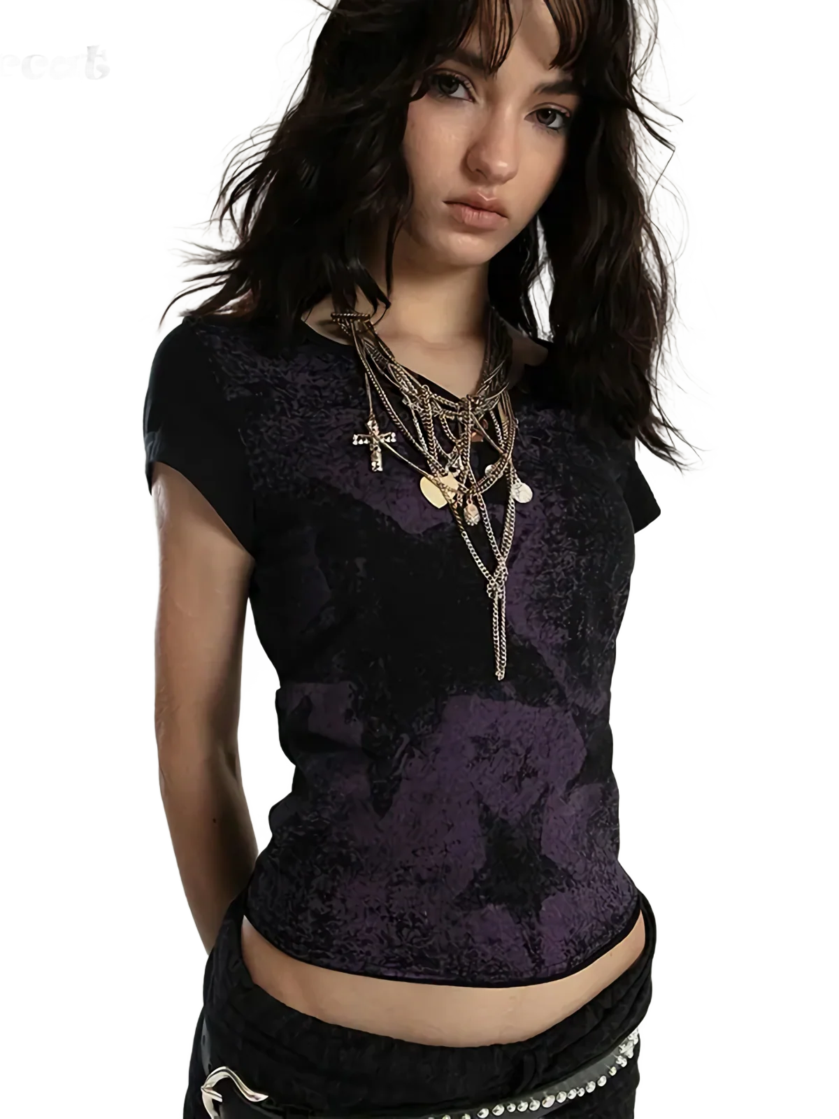Starlit Nights Crop Tee