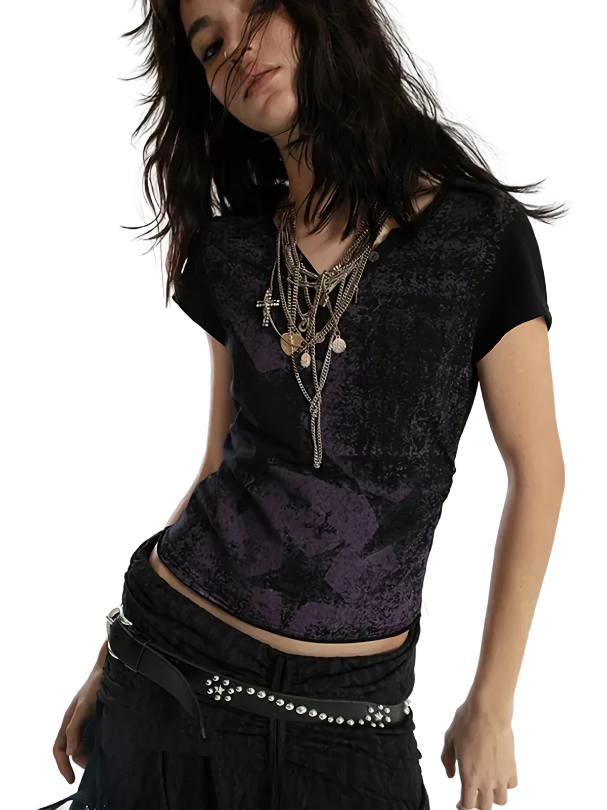 Starlit Nights Crop Tee - Image 4