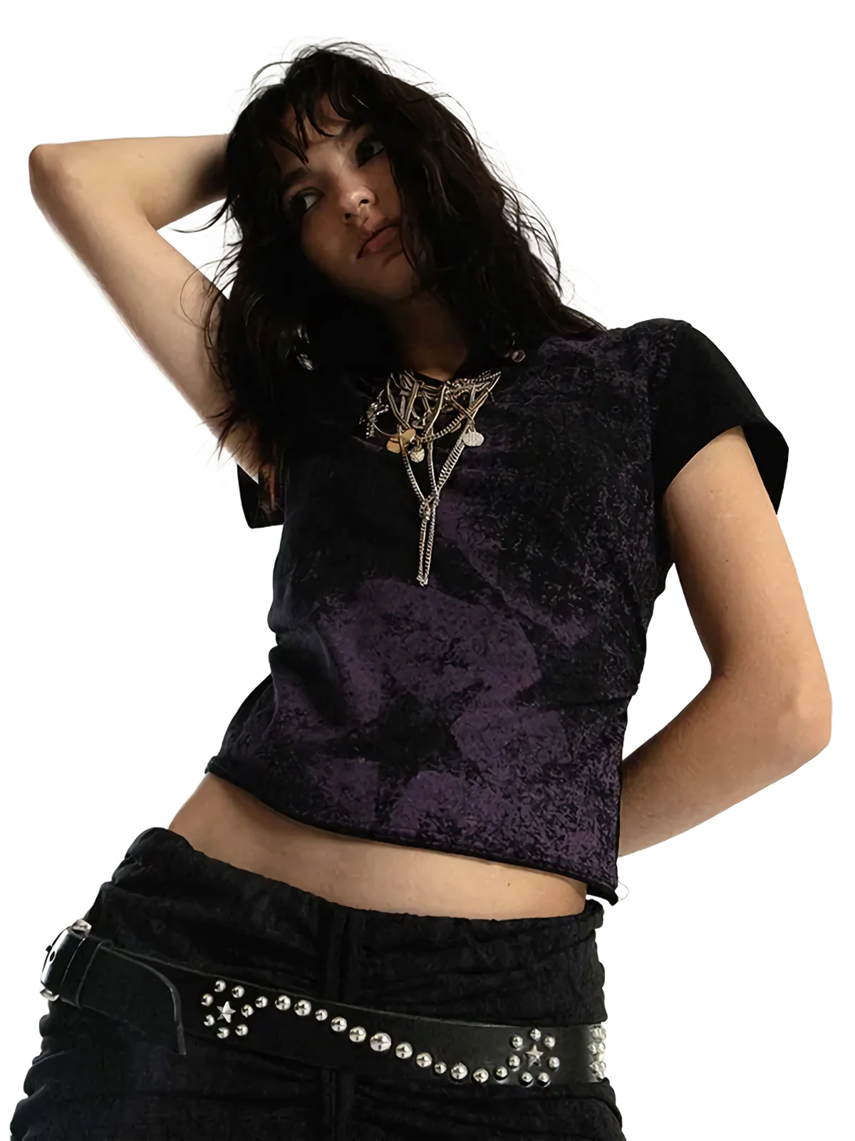 Starlit Nights Crop Tee - Image 5
