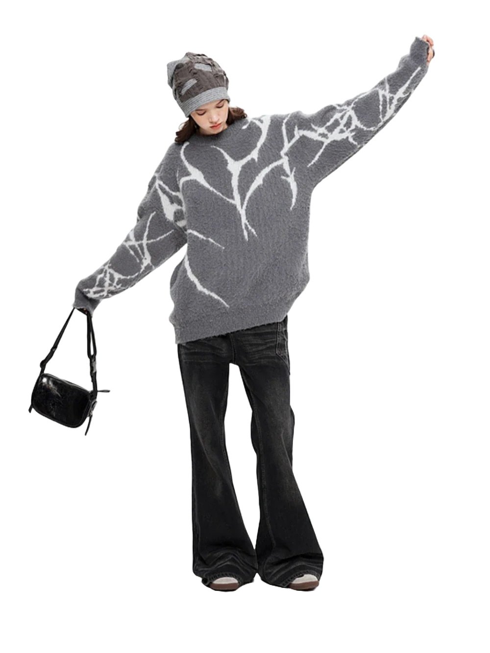 'Storm' Oversized Knit Sweater - Image 5