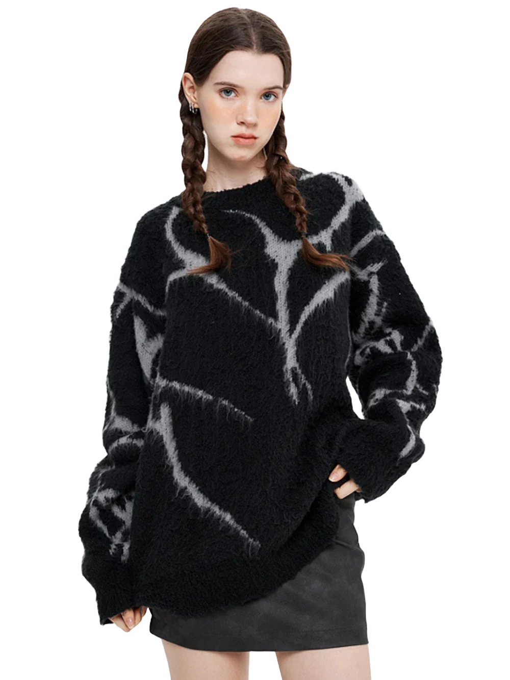 'Storm' Oversized Knit Sweater - Image 6