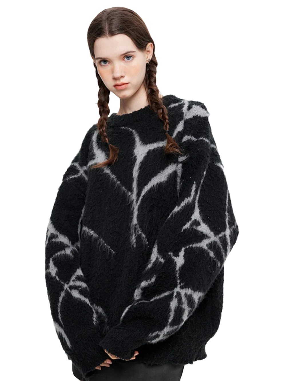 'Storm' Oversized Knit Sweater - Image 8