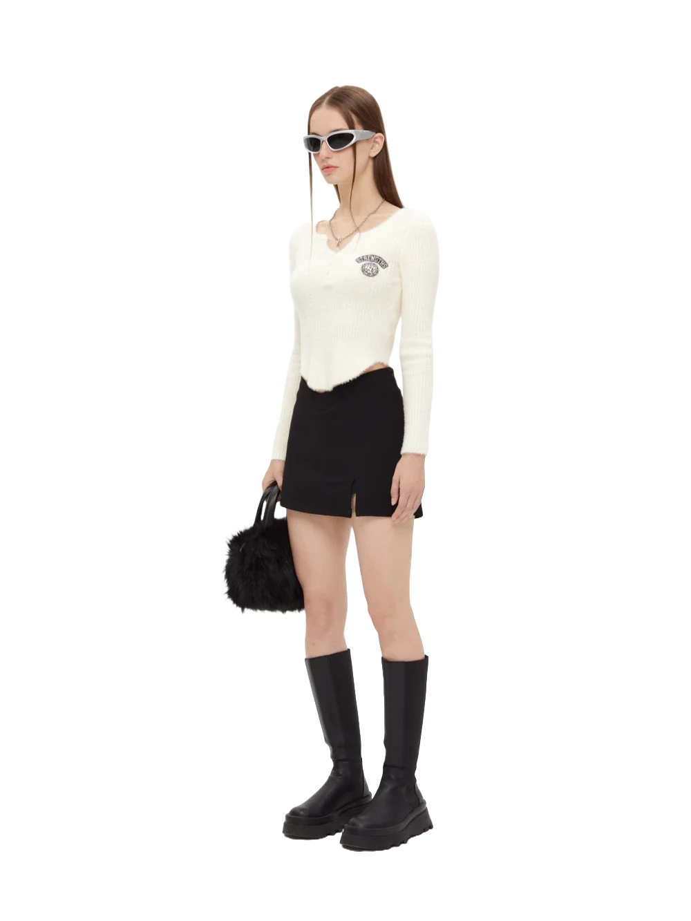 Strengths Cashmere Knit Sweater - Image 5