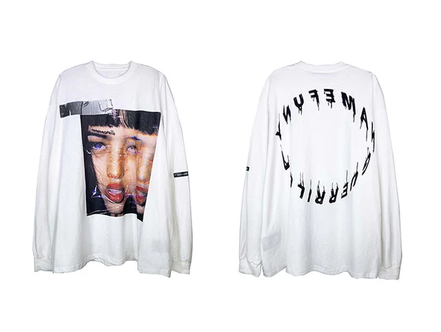 Surreal Reality Long Sleeve Cotton Tee - Image 10