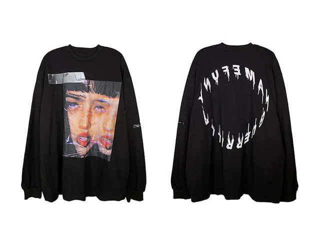 Surreal Reality Long Sleeve Cotton Tee - Image 9