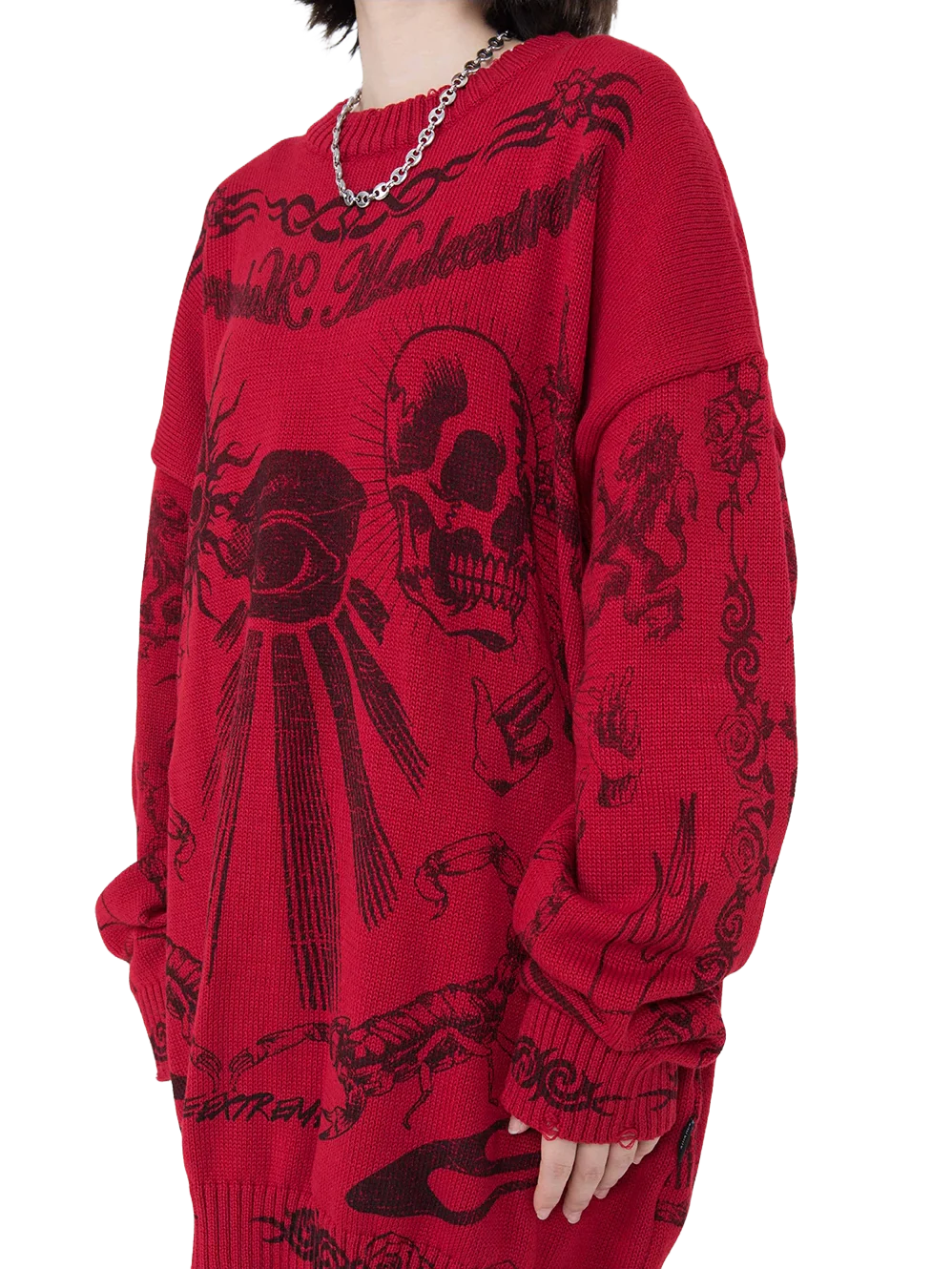 'Symphony' Oversized Knit Sweater - Image 10