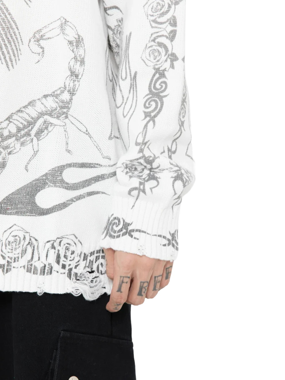 'Symphony' Oversized Knit Sweater - Image 12