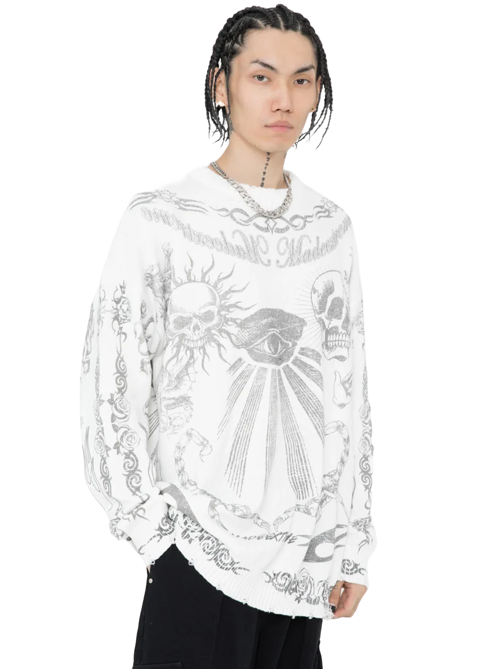 'Symphony' Oversized Knit Sweater - Image 7