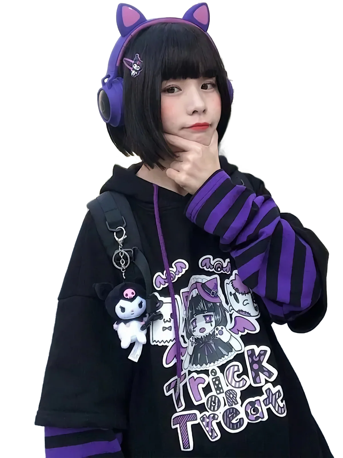 'Trick or Treat' Two Piece Oversized Hoodie
