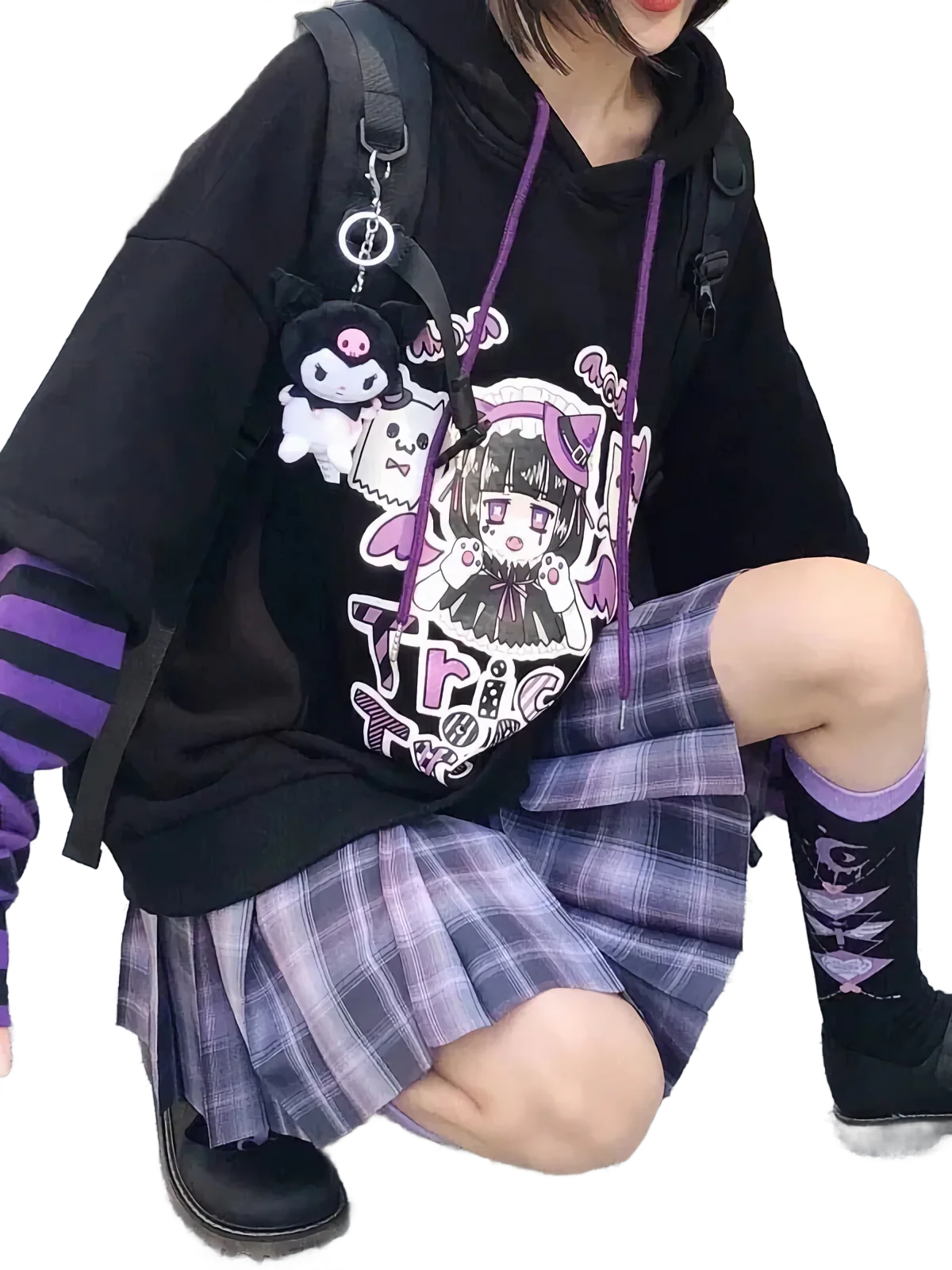'Trick or Treat' Two Piece Oversized Hoodie - Image 3