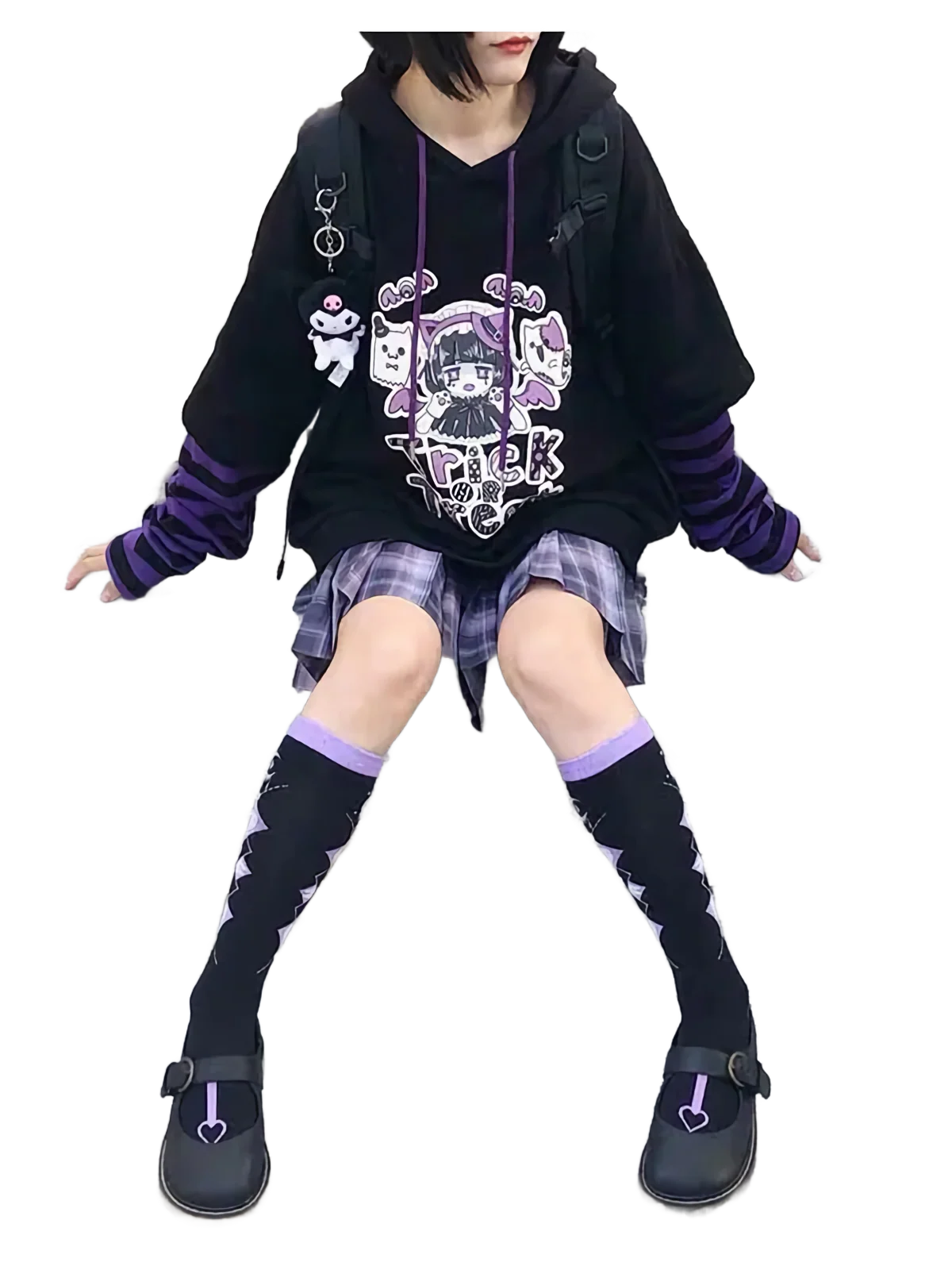 'Trick or Treat' Two Piece Oversized Hoodie - Image 5