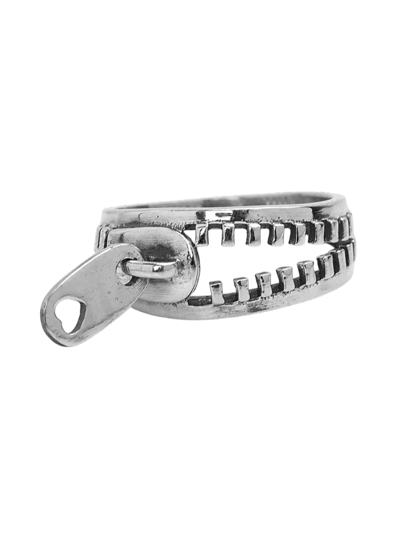 Unzipped Illusion Metal Ring