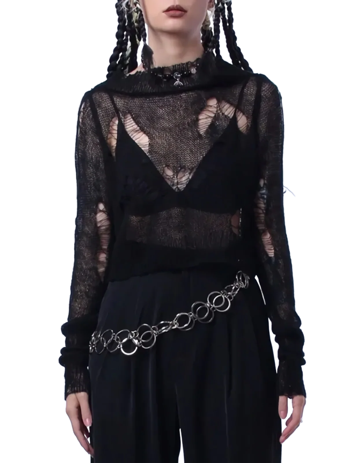 Urban Decay Off Shoulder Knit Sweater - Image 3