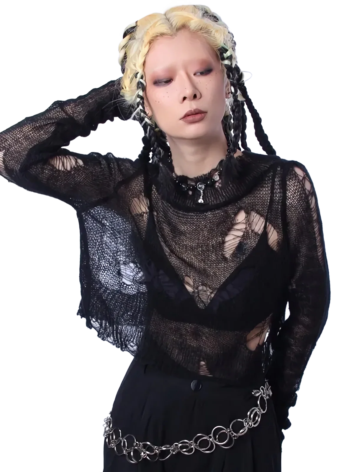 Urban Decay Off Shoulder Knit Sweater - Image 4