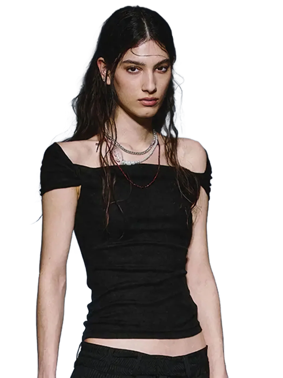 Veil Off-Shoulder Ruched Top - Image 3