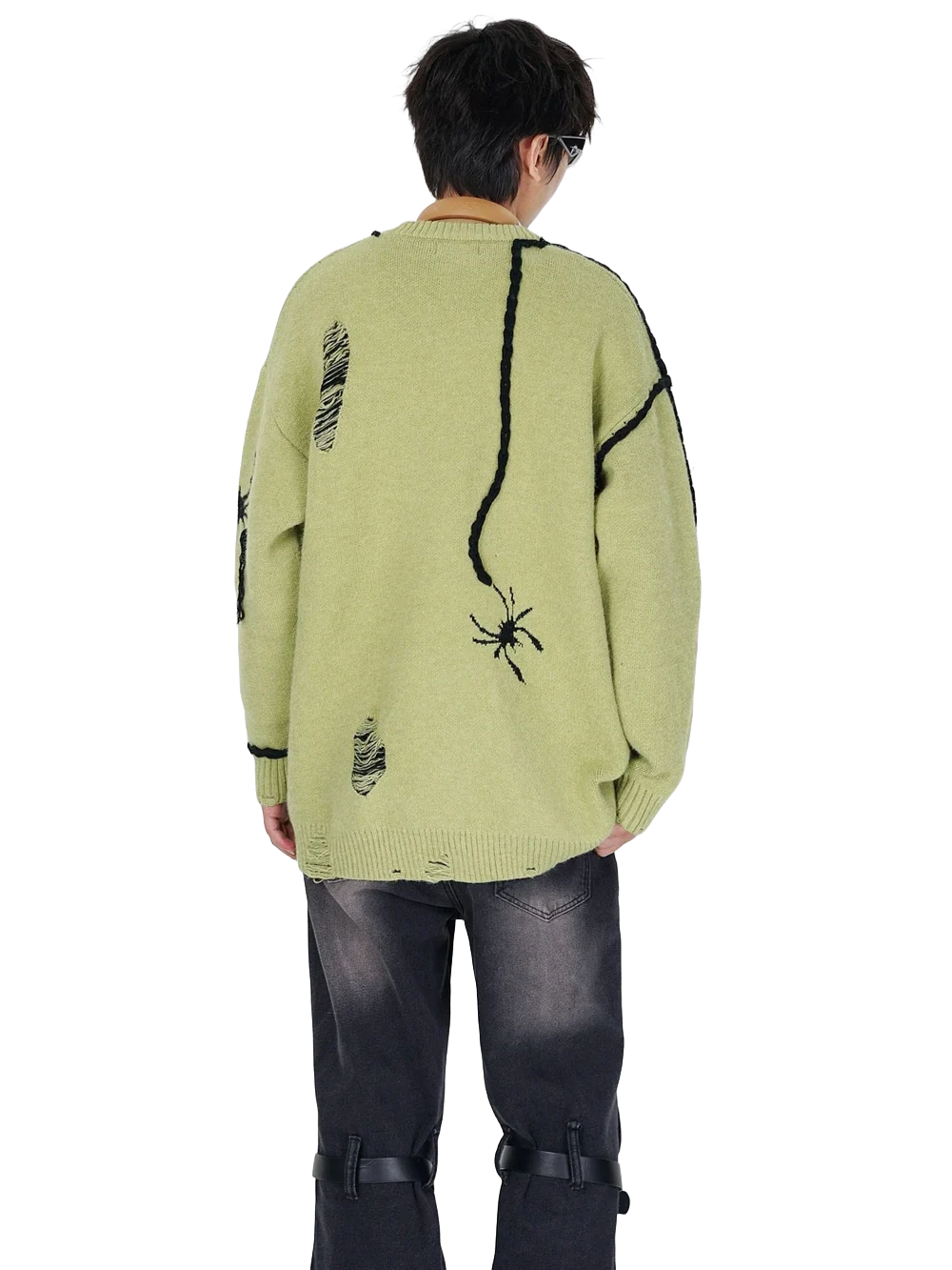 'Venom' Oversized Knit Sweater - Image 10