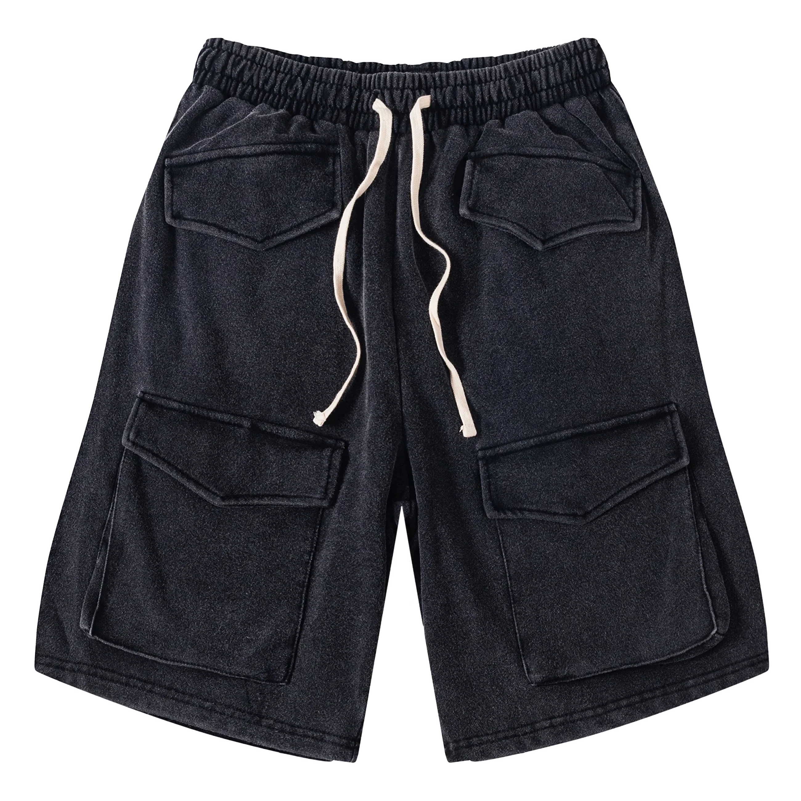 Vintage Wash Cargo Sweat Shorts - Image 3